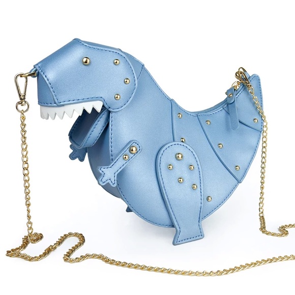 Handbags - T-Rex Gold Studded Chain Crossbody